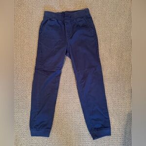 Janie and Jack Navy Chino Pants (Elastic Waist)